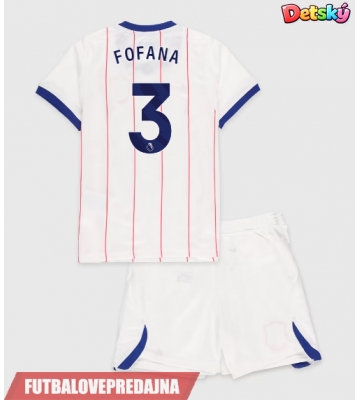 Lacne Dětský Futbalové dres Chelsea Wesley Fofana #3 2026-27 Krátky Rukáv - Tretina (+ trenírky)